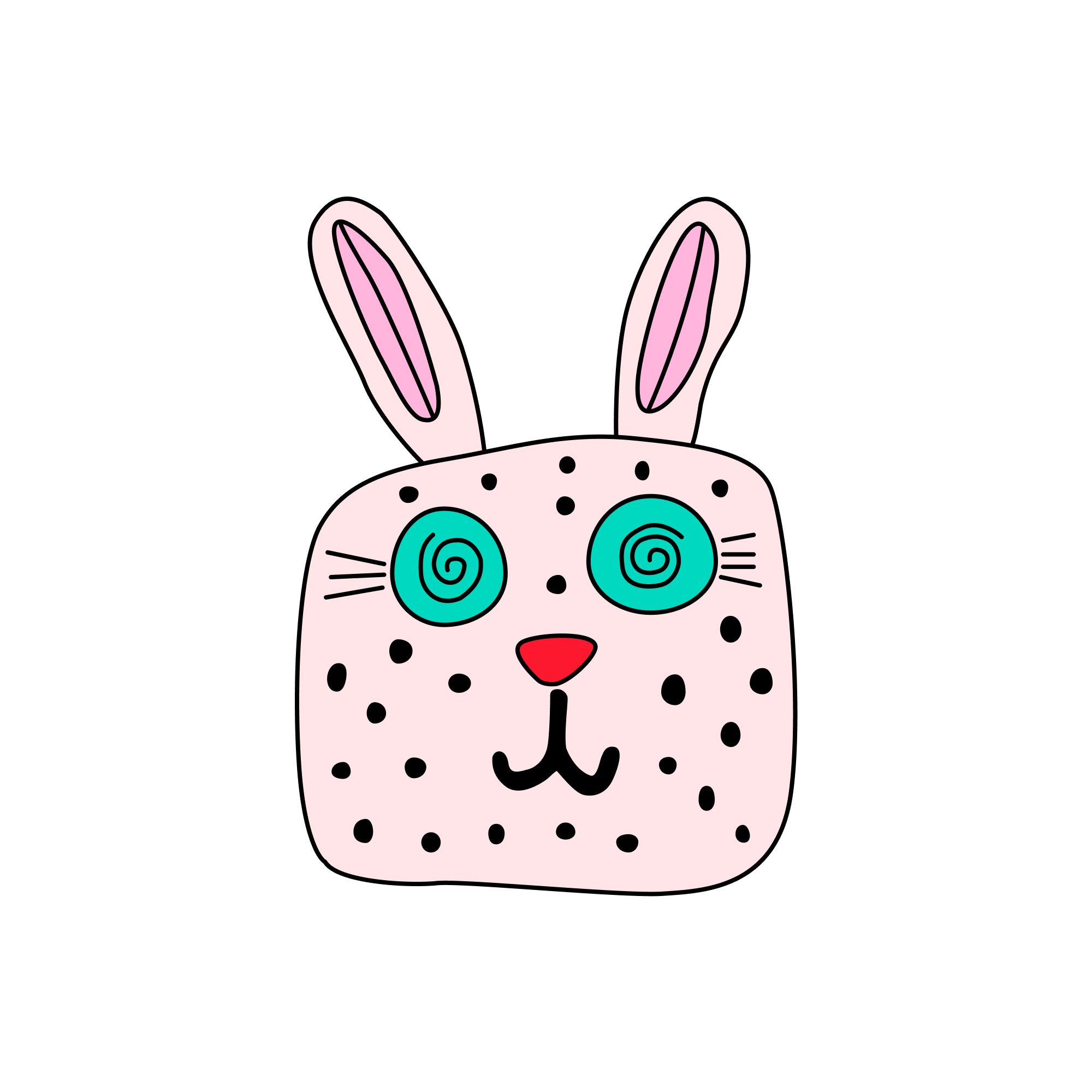 Square-Faced Rabbit_filled